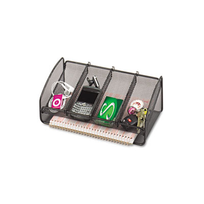 Safco&reg; Onyx&trade; Mesh Desktop Valet Organizer