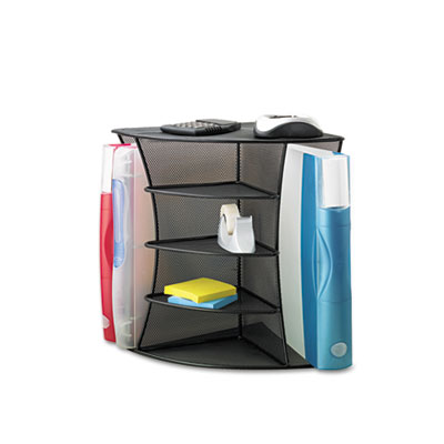 Safco&reg; Onyx&trade; Mesh Corner Organizer