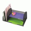 Safco&reg; Onyx&trade; Mesh Desk Organizer with Two Vertical/Two Horizontal Sections