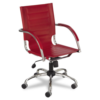 Safco&reg; Flaunt&trade; Series Mid-Back Manager's Chair