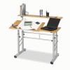Safco&reg; Height Adjustable Split Level Workstation