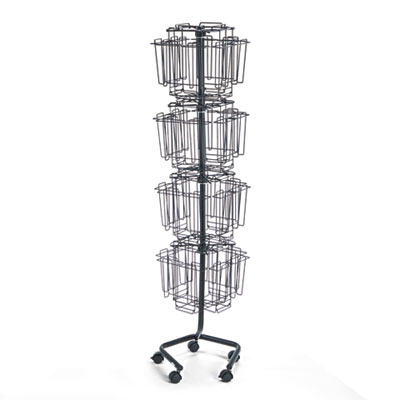 Safco&reg; Wire Rotary Display Racks