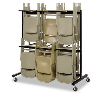 Safco&reg; Two-Tier Chair Cart