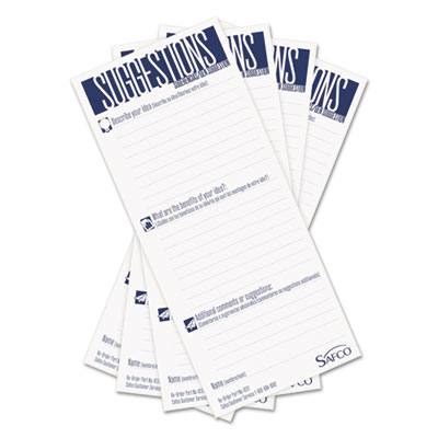 Safco&reg; Suggestion Box Cards