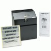 Safco&reg; Steel Suggestion/Key Drop Box