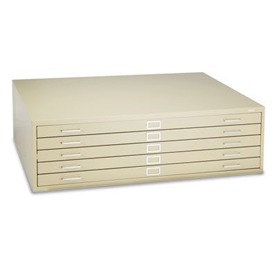 Safco&reg; Five-Drawer Steel Flat File