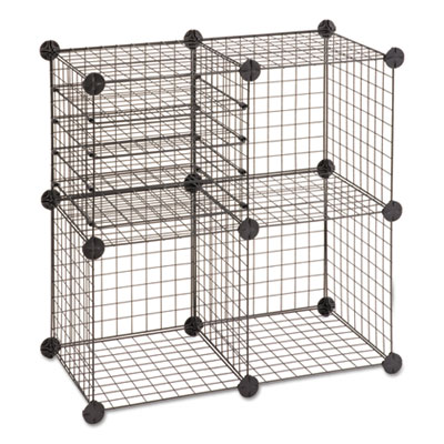 Safco&reg; Wire Cube Shelving System
