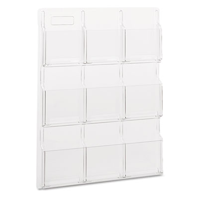 Safco&reg; Reveal&trade; Clear Literature Displays