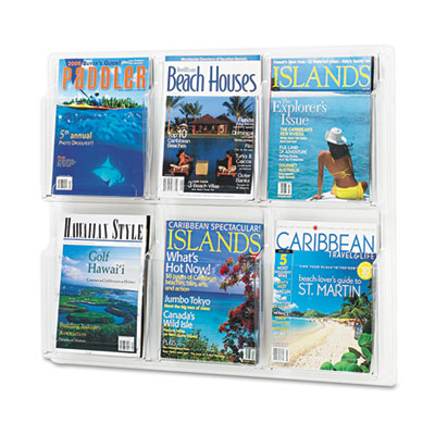 Safco&reg; Reveal&trade; Clear Literature Displays
