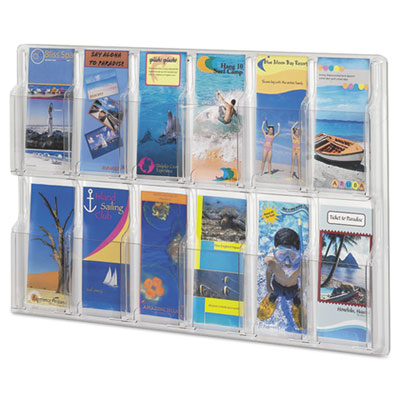 Safco&reg; Reveal&trade; Clear Literature Displays