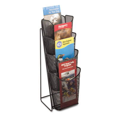 Safco&reg; Onyx&trade; Mesh Counter Display