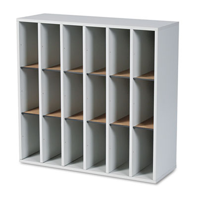 Safco&reg; Wood Mail Sorters