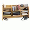 Safco&reg; Radius Front Desktop Organizer