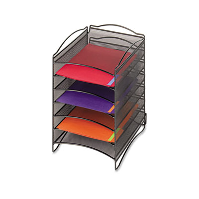 Safco&reg; Onyx&trade; Mesh Literature Sorter