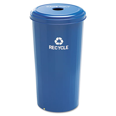 Safco&reg; Tall Round Recycling Receptacle for Cans