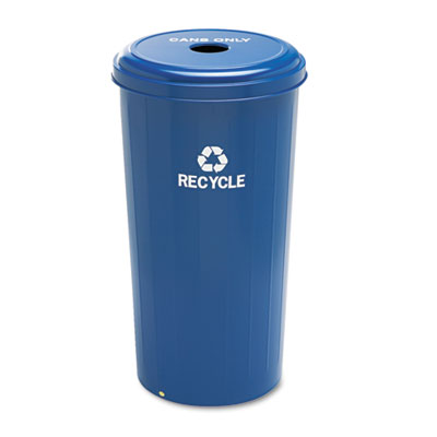 Safco&reg; Tall Round Recycling Receptacle for Cans