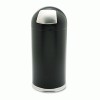Safco&reg; Dome Top Receptacle with Spring-Loaded Door