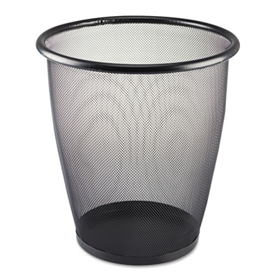 Safco&reg; Onyx&trade; Round Mesh Wastebaskets