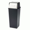 Safco&reg; Reflections&reg;  Push Top Square Receptacle