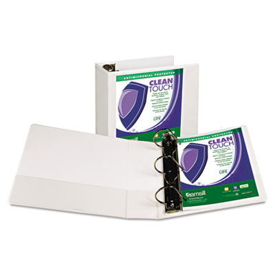 Samsill&reg; Clean Touch&reg; Heavy-Duty Locking D-Ring View Binder with Antimicrobial Protection