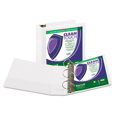 Samsill&reg; Clean Touch&reg; Heavy-Duty Locking D-Ring View Binder with Antimicrobial Protection