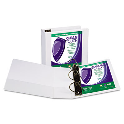 Samsill&reg; Clean Touch&reg; Heavy-Duty Locking D-Ring View Binder with Antimicrobial Protection