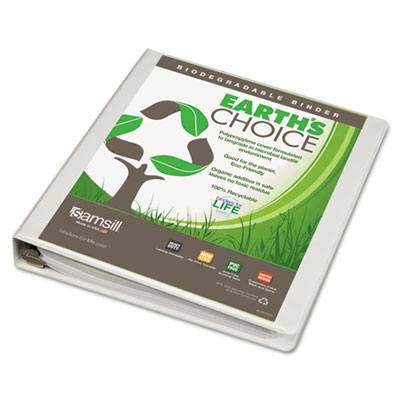 Samsill&reg; Earth's Choice&trade; Heavy-Duty Biodegradable D-Ring View Binder