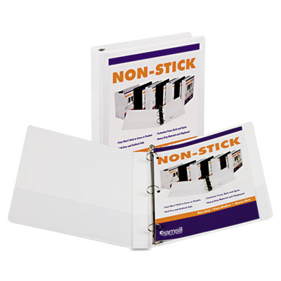 Samsill&reg; Nonstick Round Ring View Binder