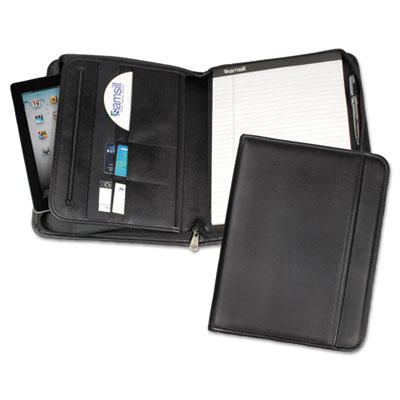 Samsill&reg; Professional Zipper Padfolio with iPad&reg; Pocket