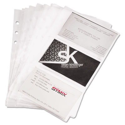 Samsill&reg; Refill Sheets for Business Card Binders