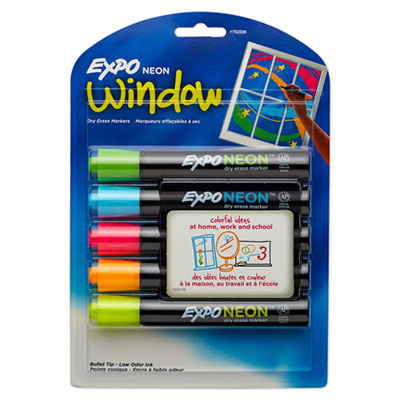 EXPO&reg; Neon Windows Dry Erase Marker