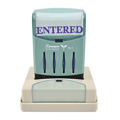 Xstamper&reg; ECO-GREEN VersaDater Custom Pre-Inked Stamp