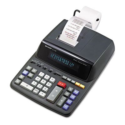 Sharp® EL2196BL Two-Color Printing Calculator Sharp® EL2196BL Two-Color Printing Calculator
