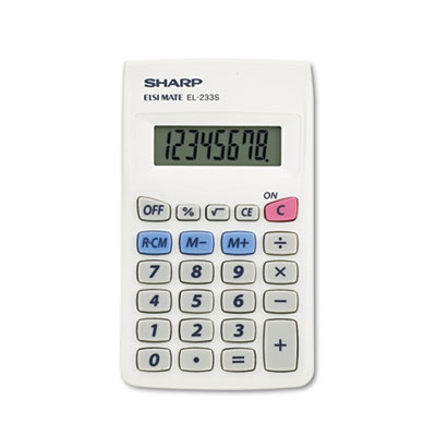 Sharp® EL233SB Pocket Calculator Sharp® EL233SB Pocket Calculator