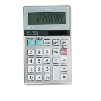 Sharp&reg; EL377TB Handheld Business Calculator