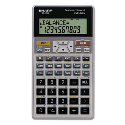 Sharp&reg; EL-738C Financial Calculator