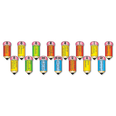 Scholastic Phonetic Pencils Bulletin Board Set Scholastic Phonetic Pencils Bulletin Board Set