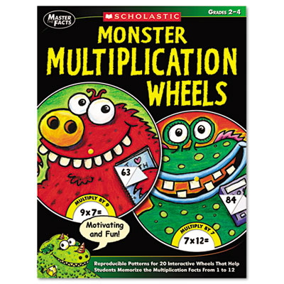 Scholastic Monster Multiplication Wheels