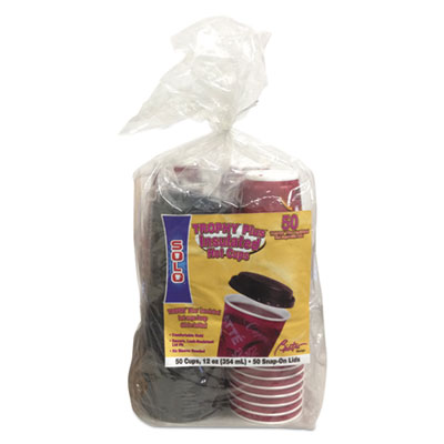SOLO&reg; Cup Company Trophy&reg; Plus&trade; Dual Temperature Insulated Cups &amp; Lids Combo Pack