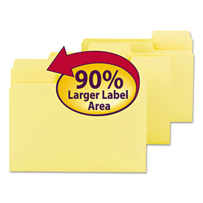 Smead&reg; SuperTab&reg; Colored File Folders