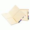 Smead&reg; Heavyweight Manila End Tab Pocket Folders