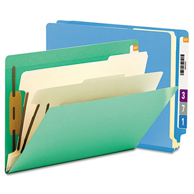 Smead® Colored End Tab Classification Folders with Dividers Smead® Colored End Tab Classification Folders with Dividers