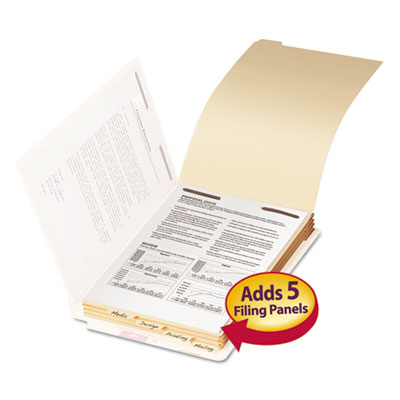 Smead&reg; Stackable Folder Dividers with Fasteners