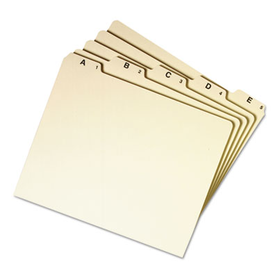 Smead&reg; Alphabetic Top Tab Indexed File Guide Set
