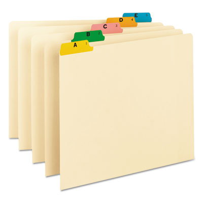 Smead&reg; Alphabetic Top Tab Indexed File Guide Set