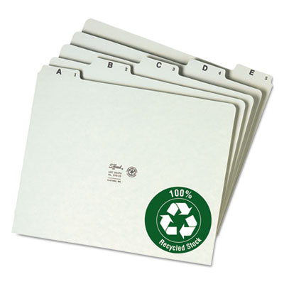 Smead&reg; Alphabetic Top Tab Indexed File Guide Set