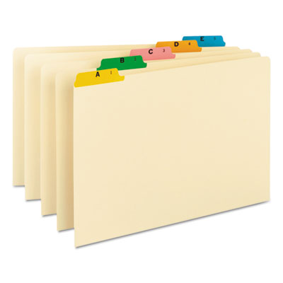 Smead&reg; Alphabetic Top Tab Indexed File Guide Set