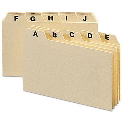 Smead&reg; Manila Card Guides