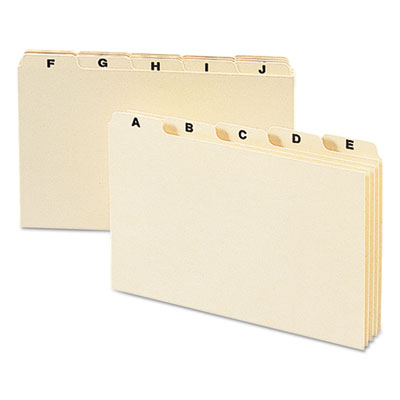 Smead&reg; Manila Card Guides