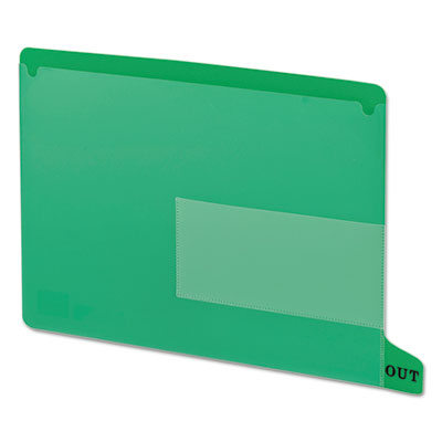 Smead&reg; Colored Poly Out Guides with Pockets
